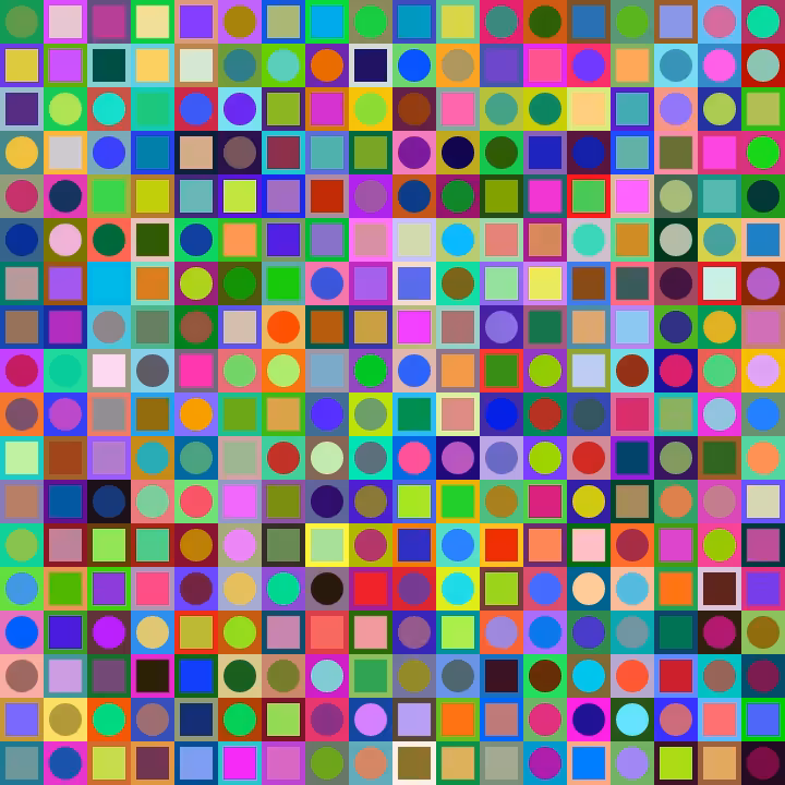 Square Dot Composition #92
