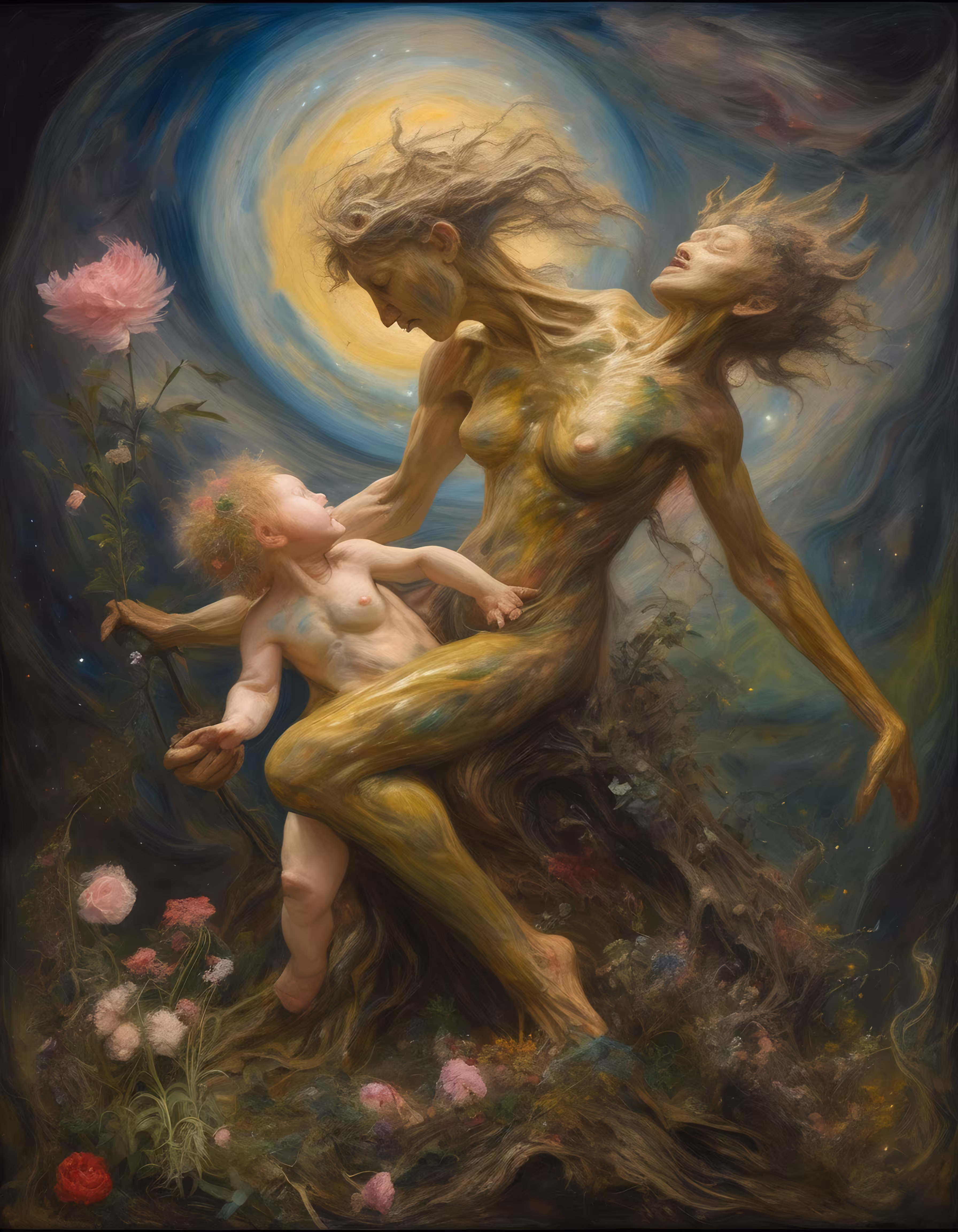 Moonlit Garden Ascends