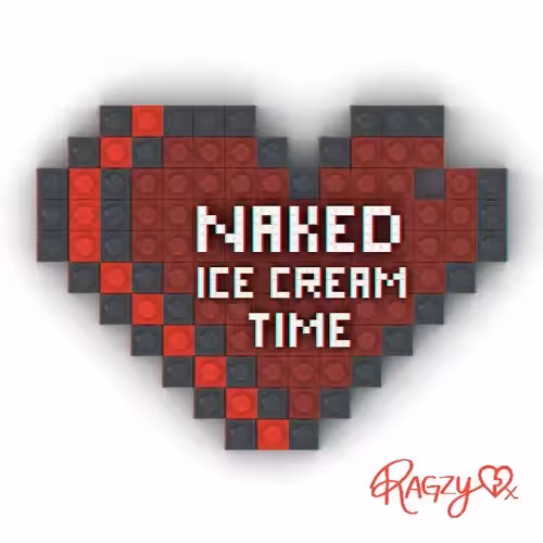 Byte Candy: NAKED ICE CREAM TIME Candy Heart #034