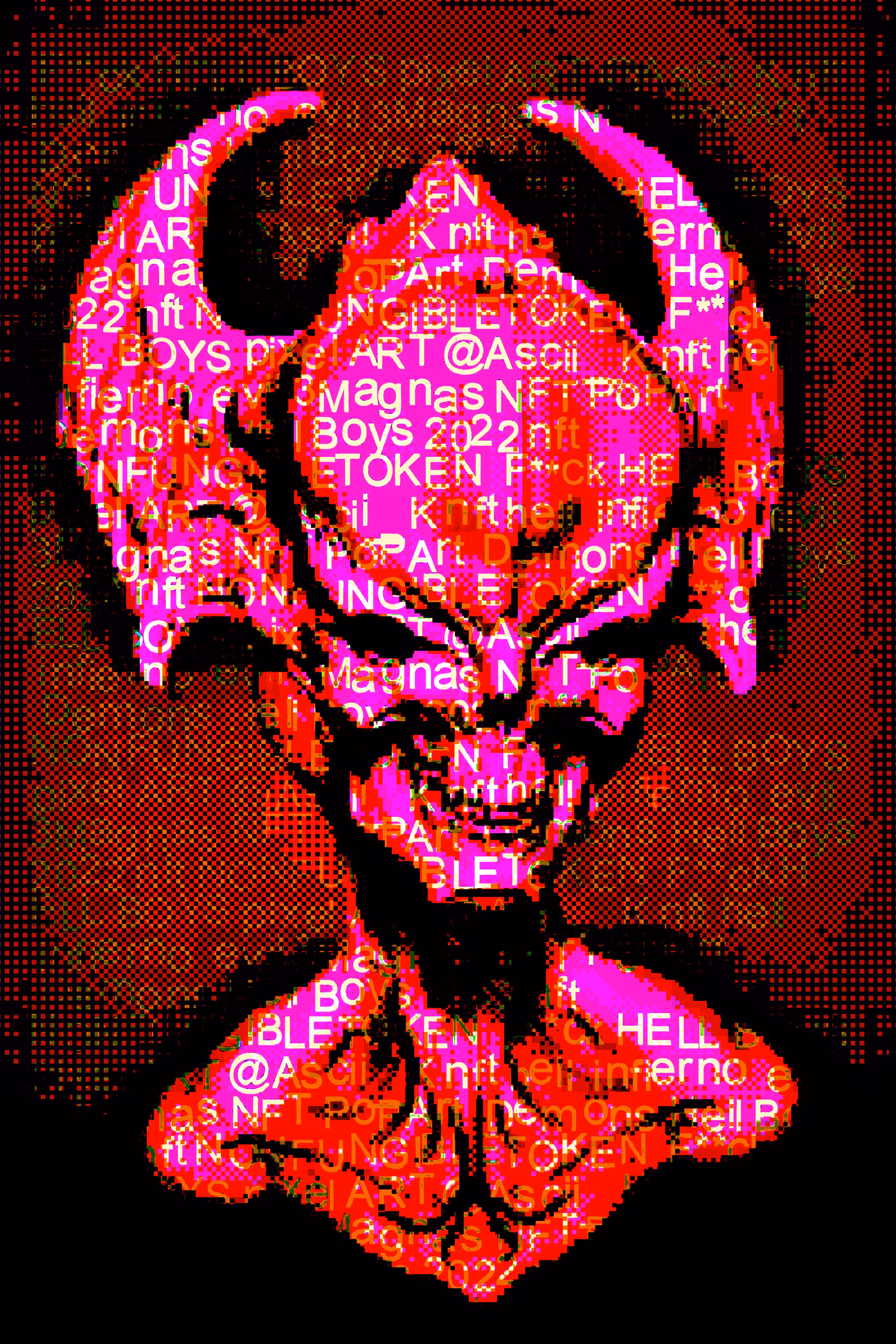 HellBoys Series ASCII and Pixel Demons and Monsters - Hell Boy #3. v.4.6.0