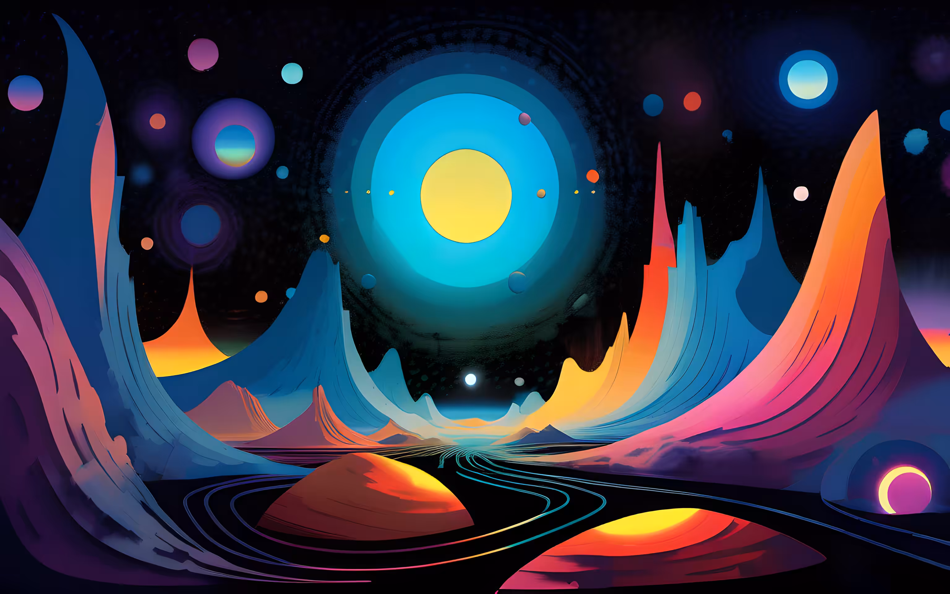 AI imagines famous generative artworks #79