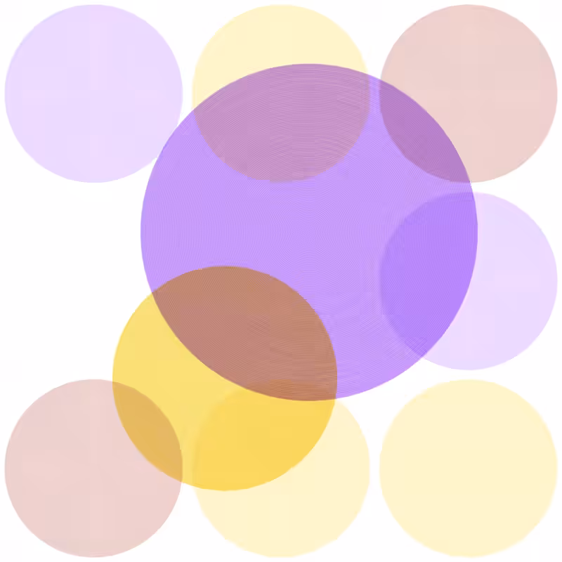 Brushed Circles #134