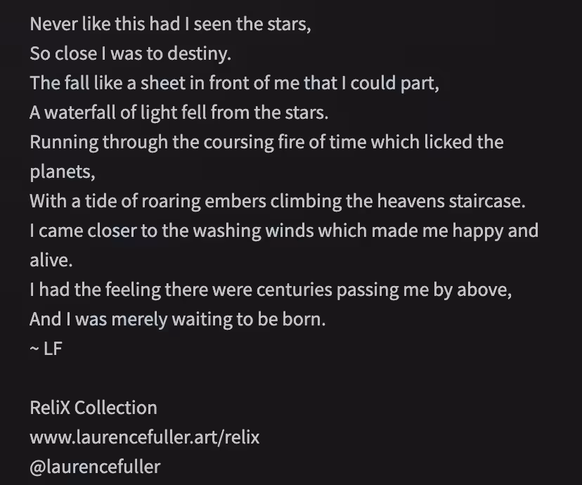 Poem: ReliX ~ Stars