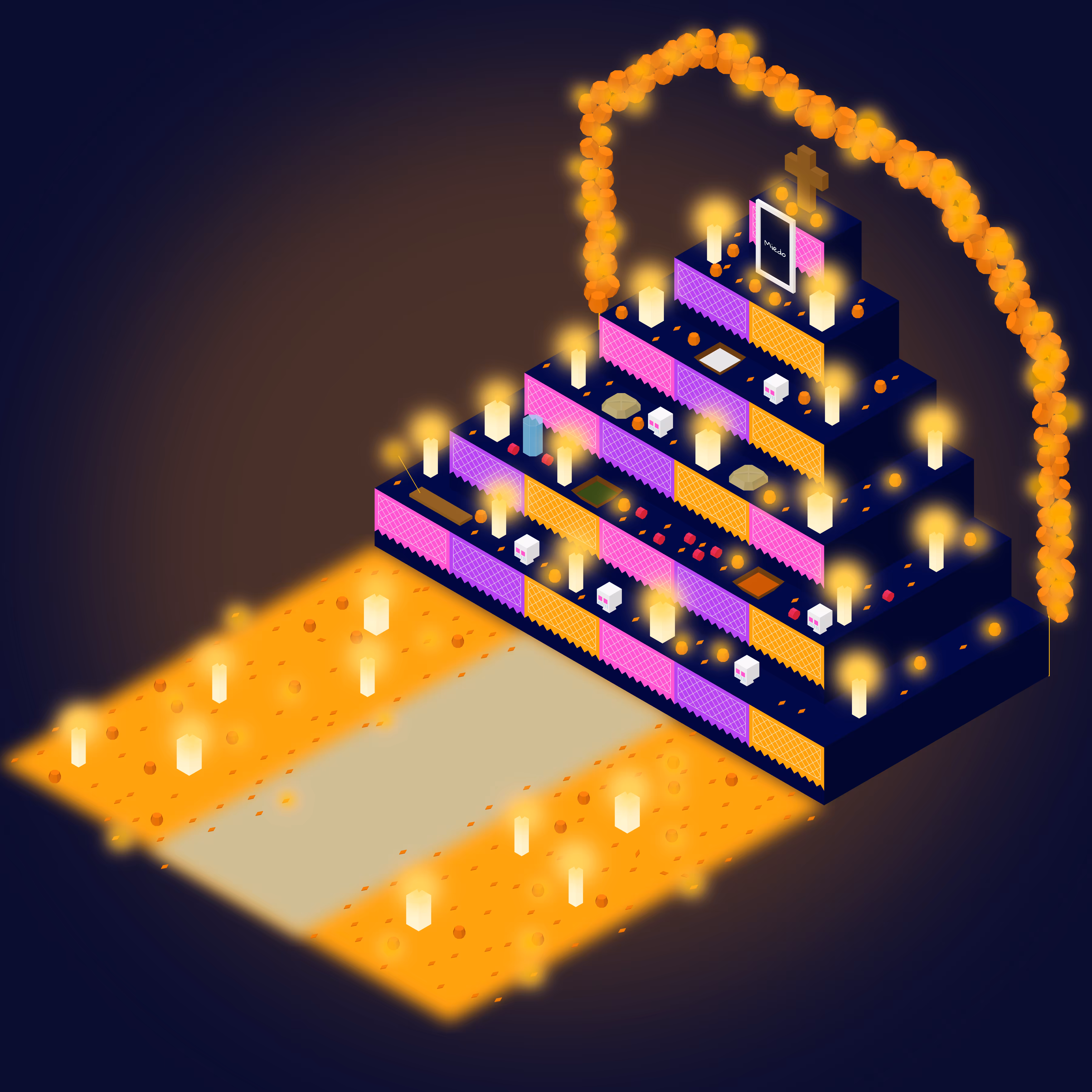 "Isometría de una Ofrenda" - Sofiverse