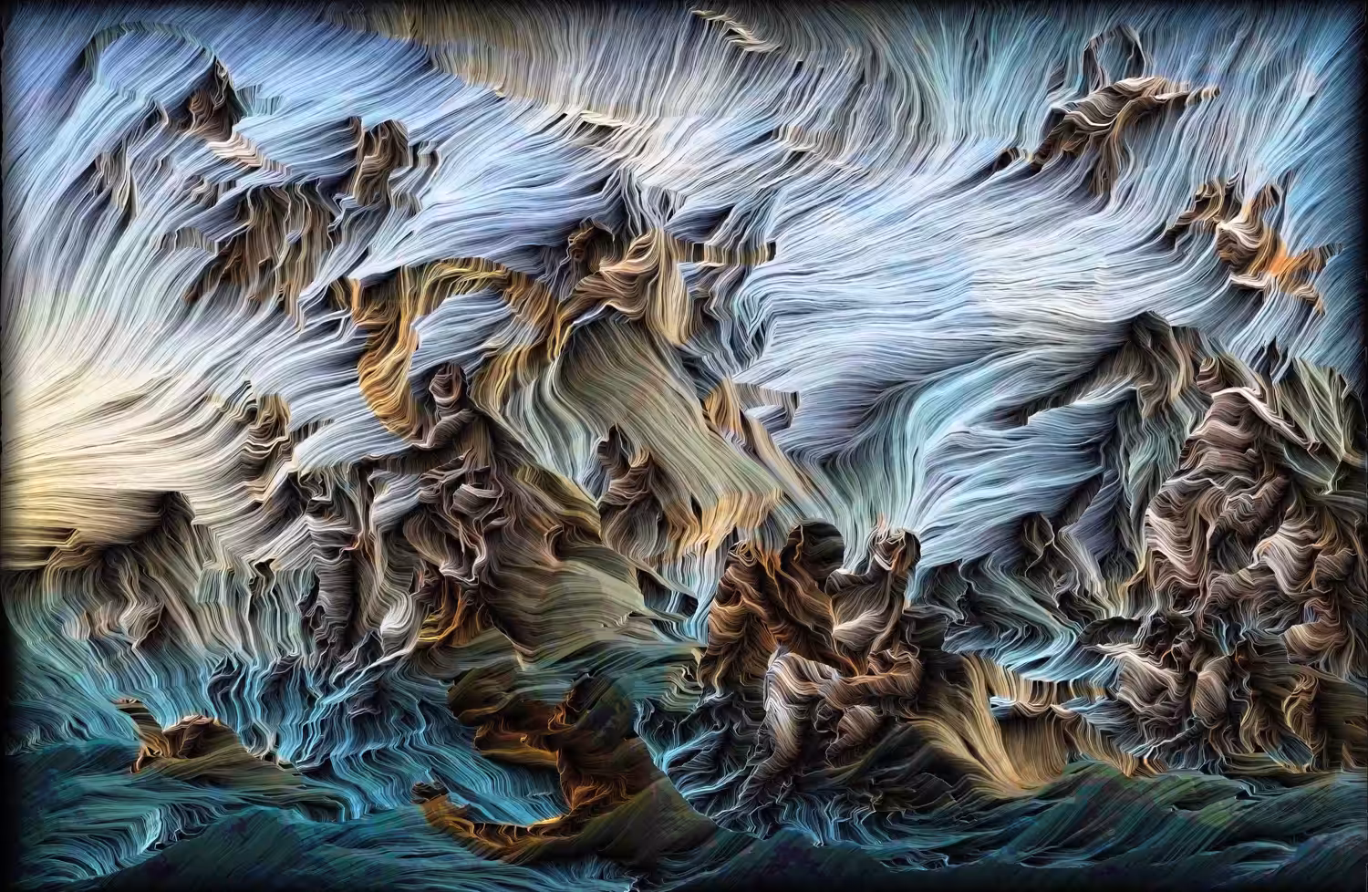 I live as if a river traversed me