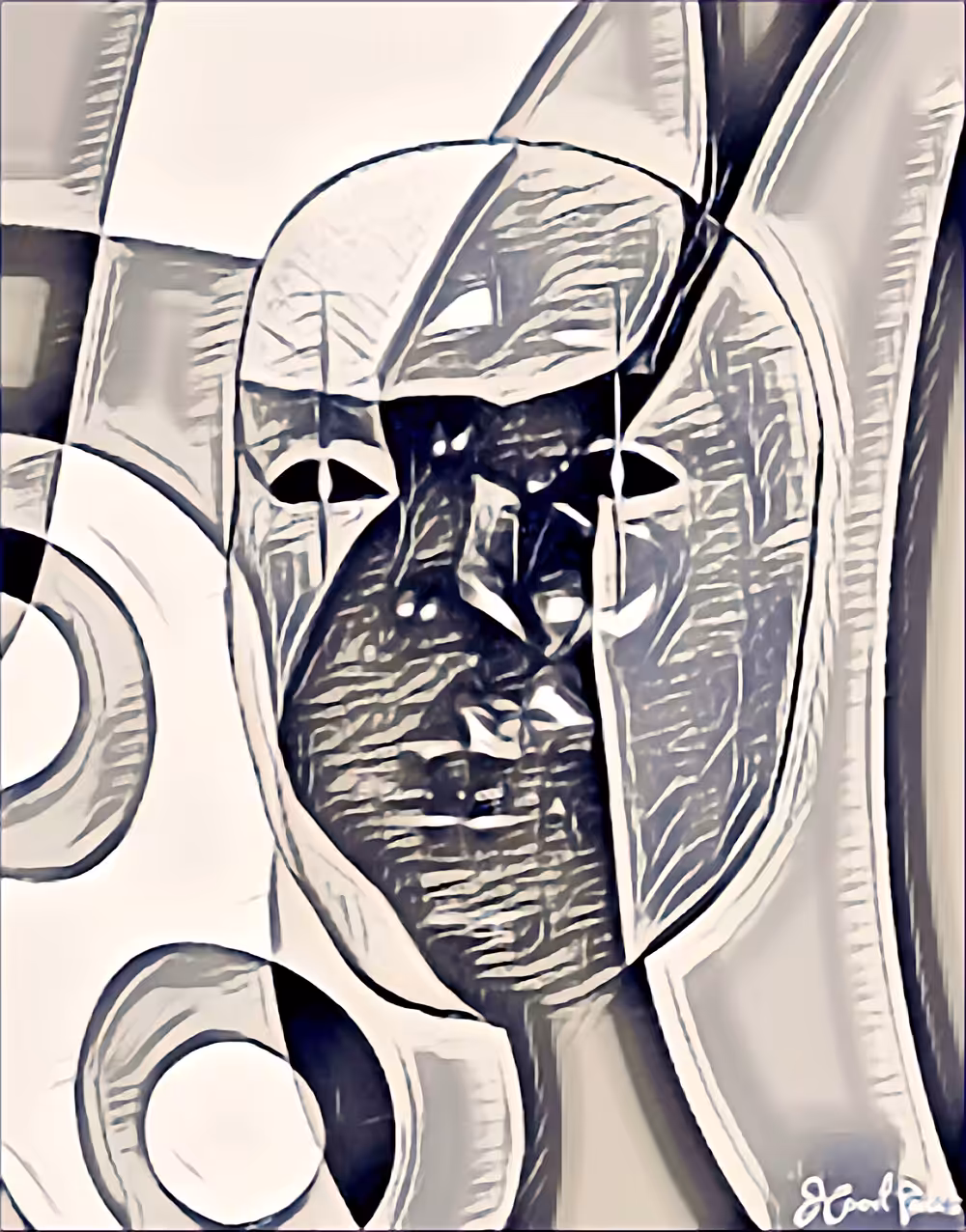 2 Tone face
