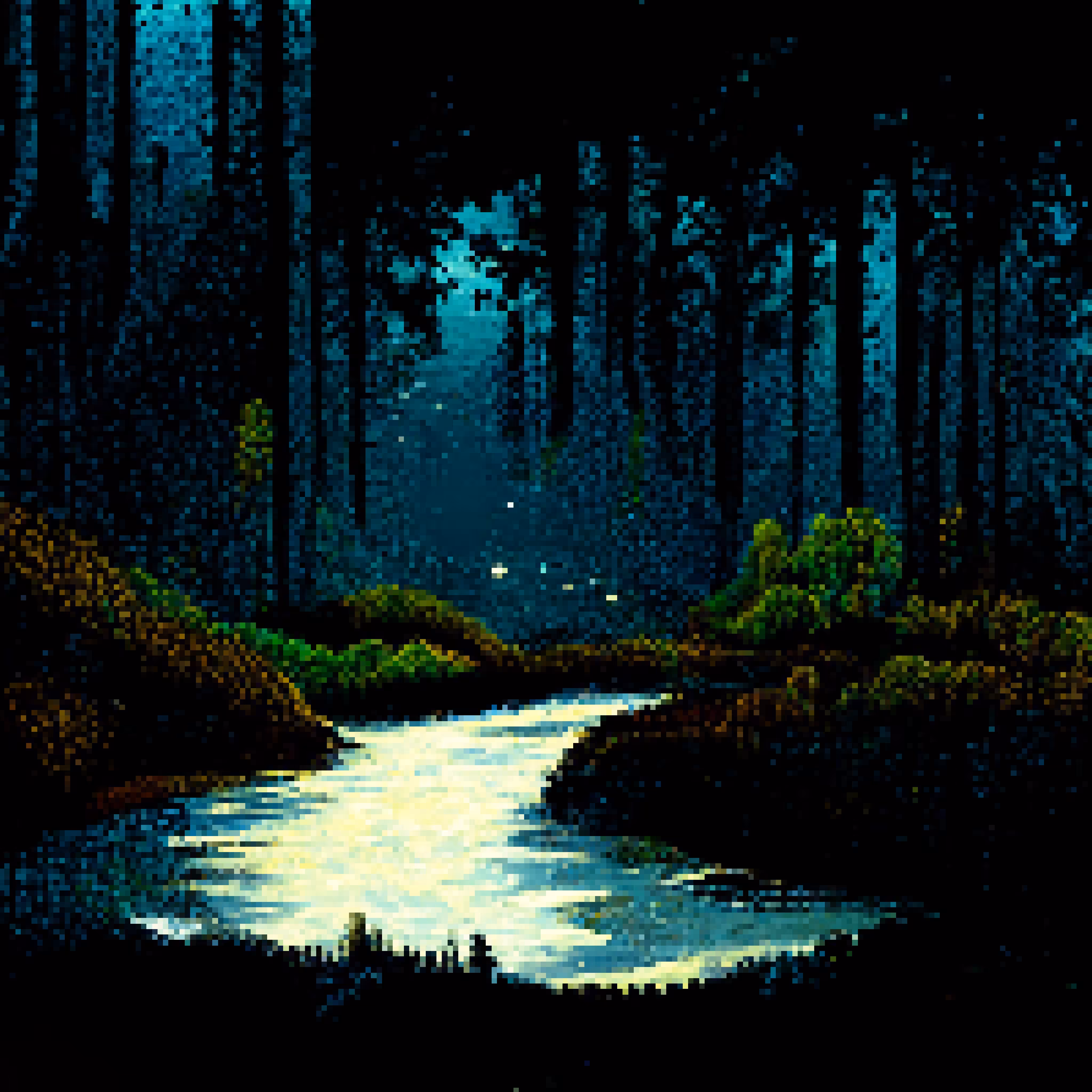Stream in the Shadows