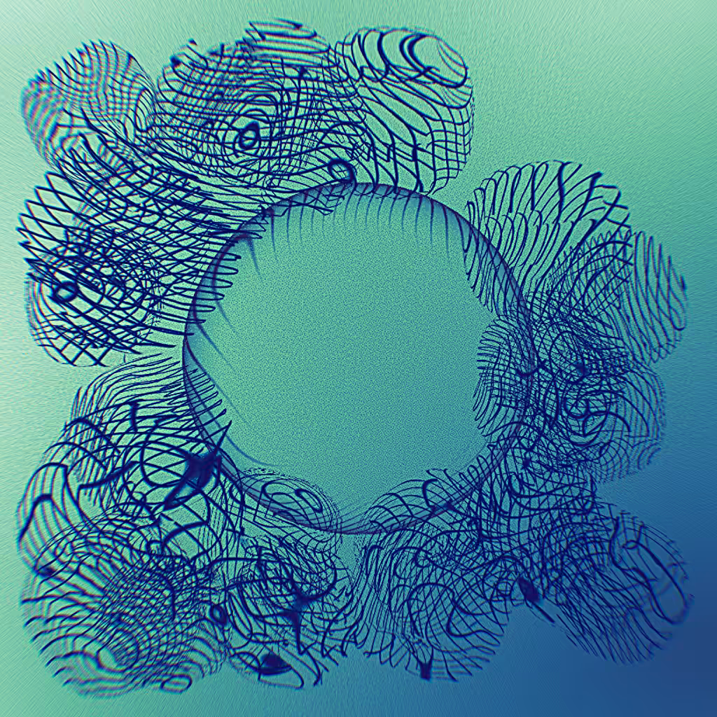 Moiré Meditation #13