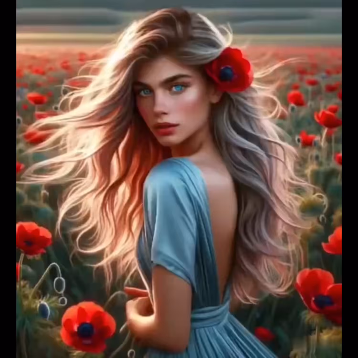 In the Embrace of the Poppy Field