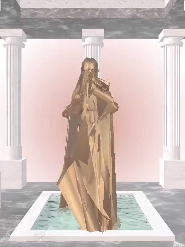HeavenComputer: The Punching Old Bronze Woman #2062