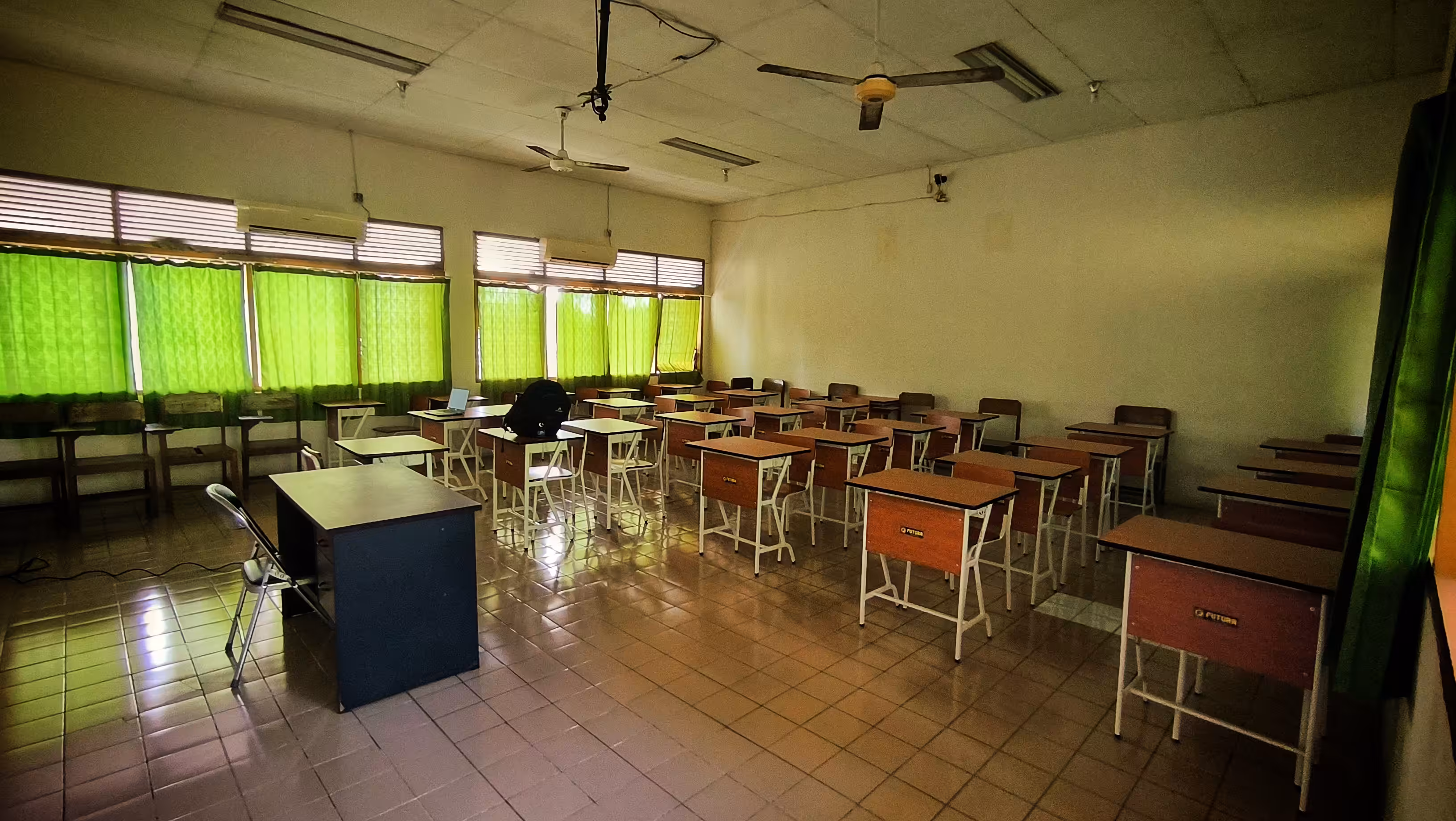 Creative Art: Echoes in an Empty Classroom