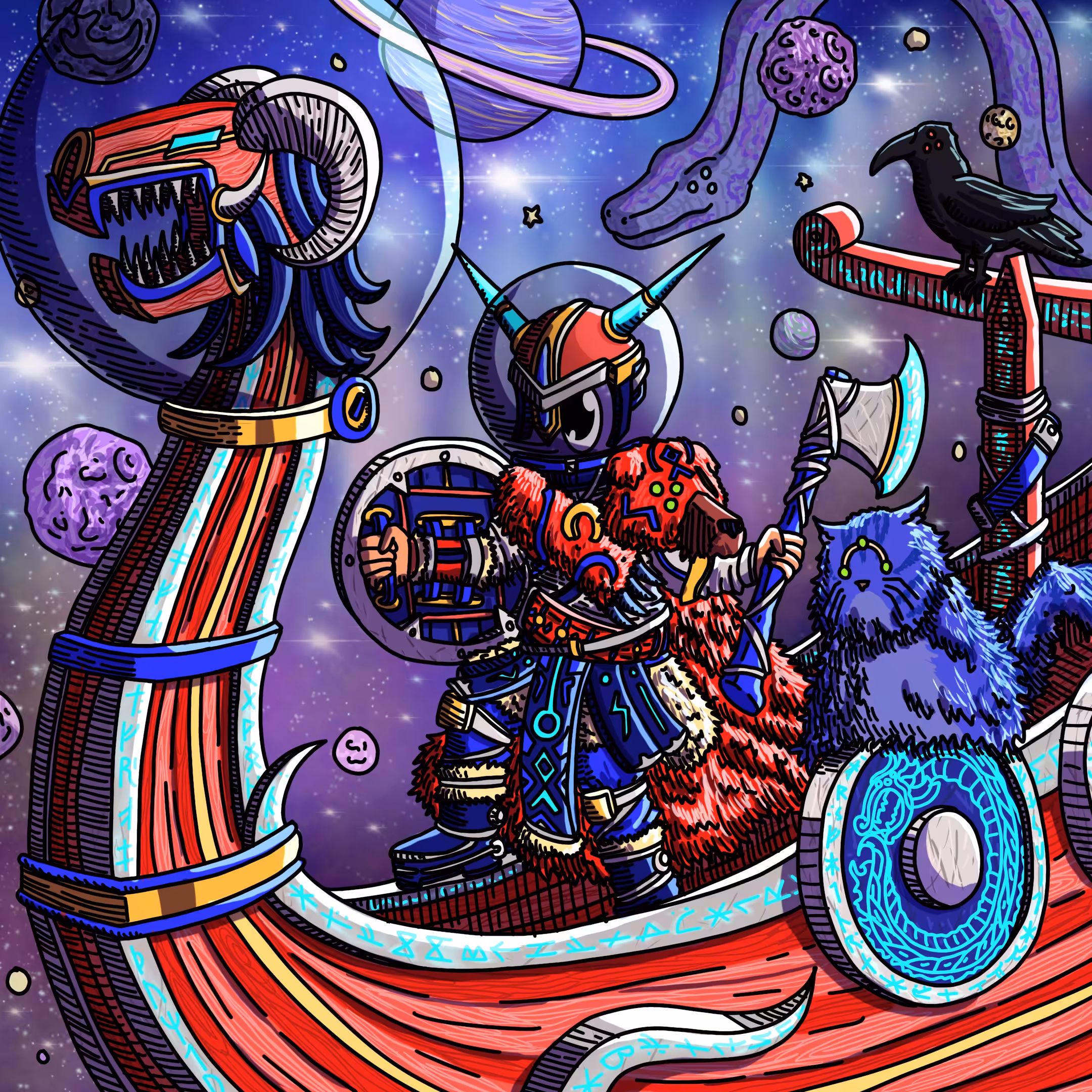 One eyed guys: Space viking OEG