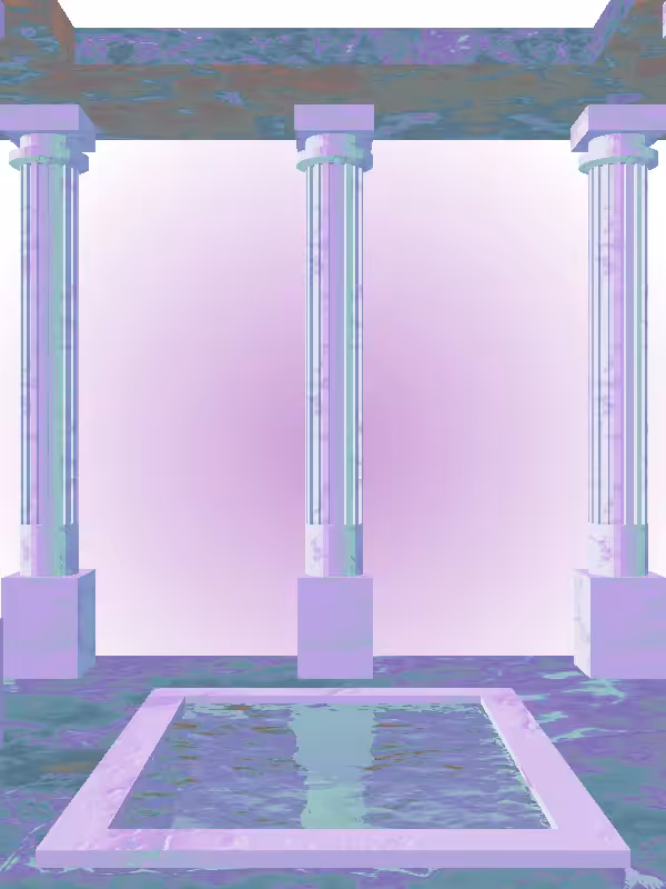 HeavenComputer: The Fragmented Shooter Dusky Pale Pink Man #3489
