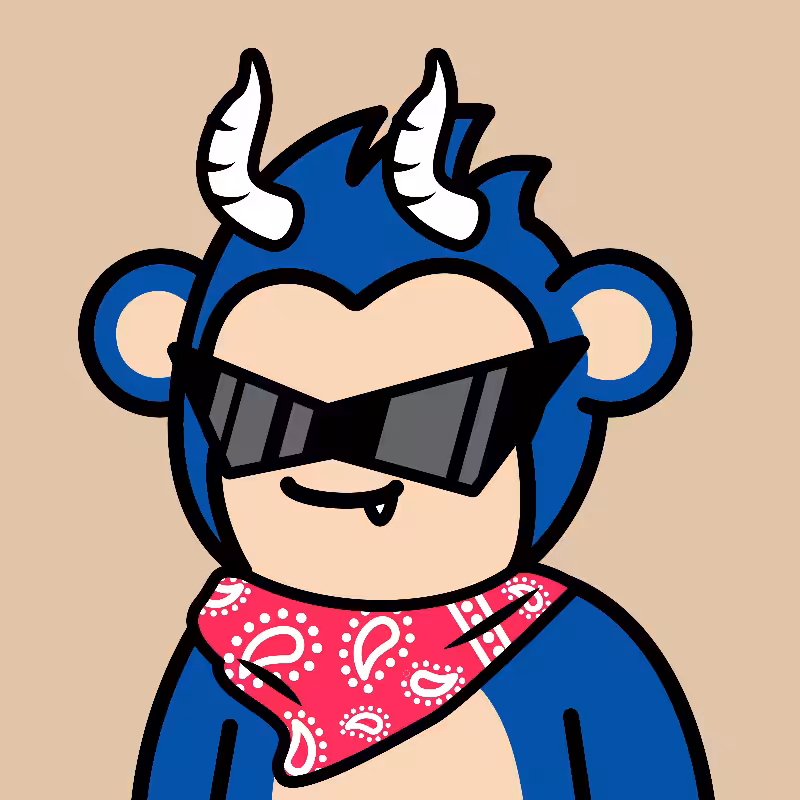 Blue Monkey #2