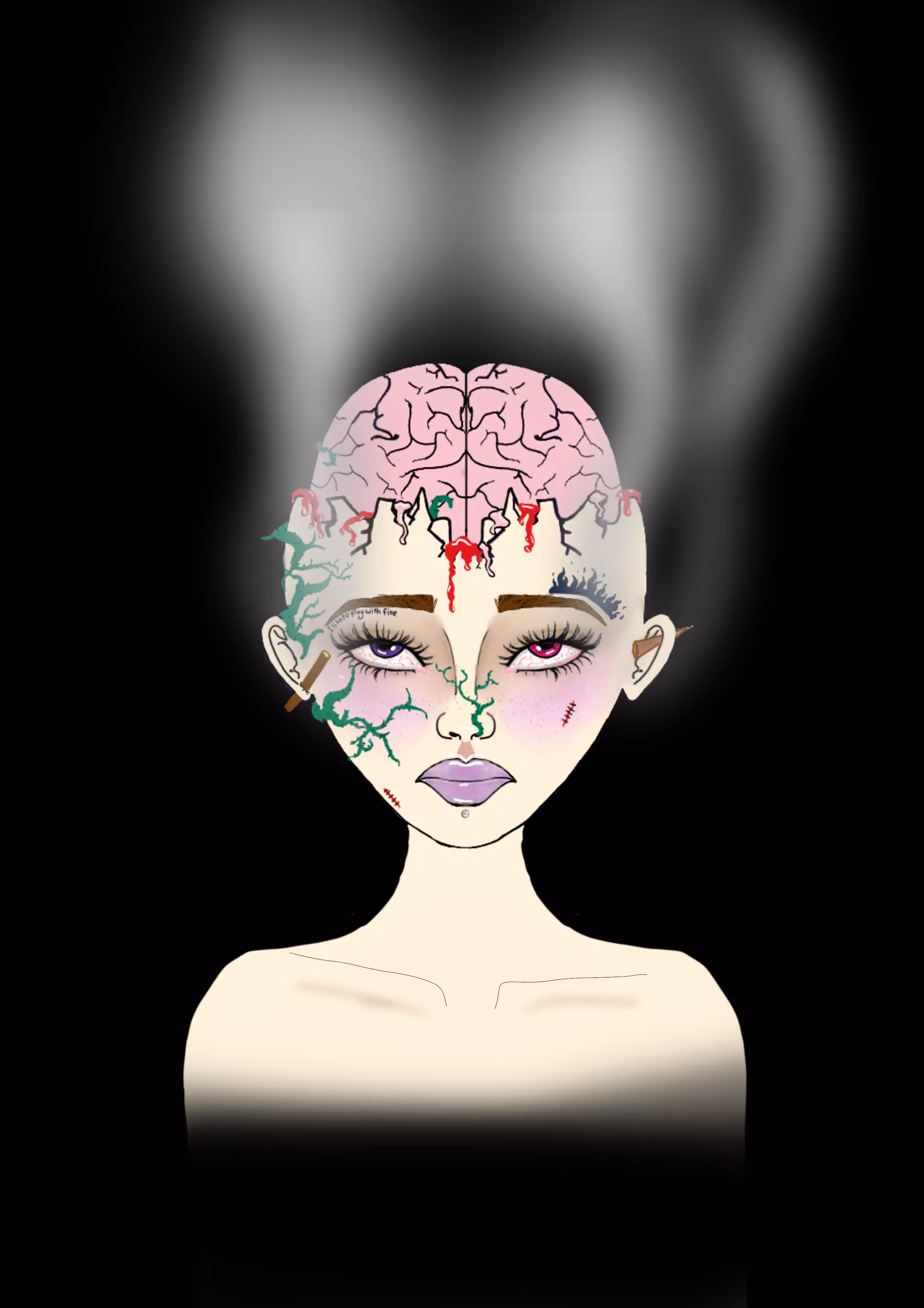 faces and vibes: addiction 