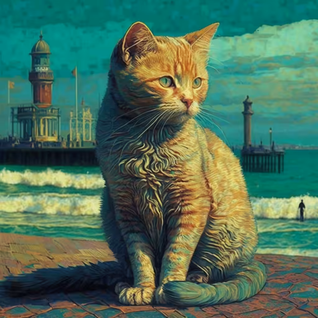 Cat in Brigthon