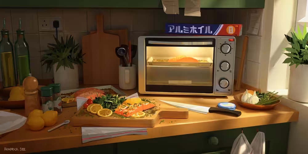 Just an Ordinary Day - Baked Salmon