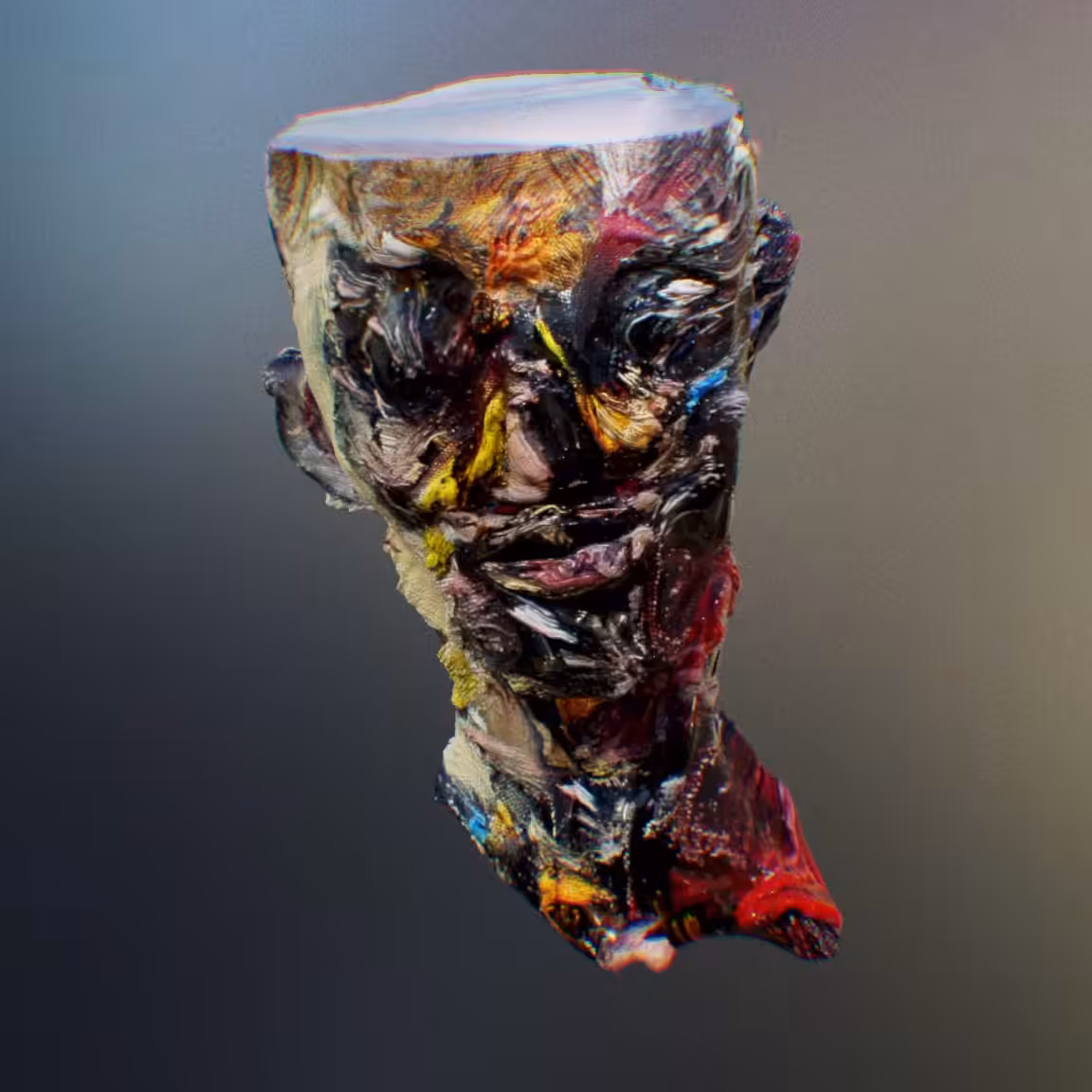 Jaeyeol Han Sculptures: Deathmask #13 - Passersby, King