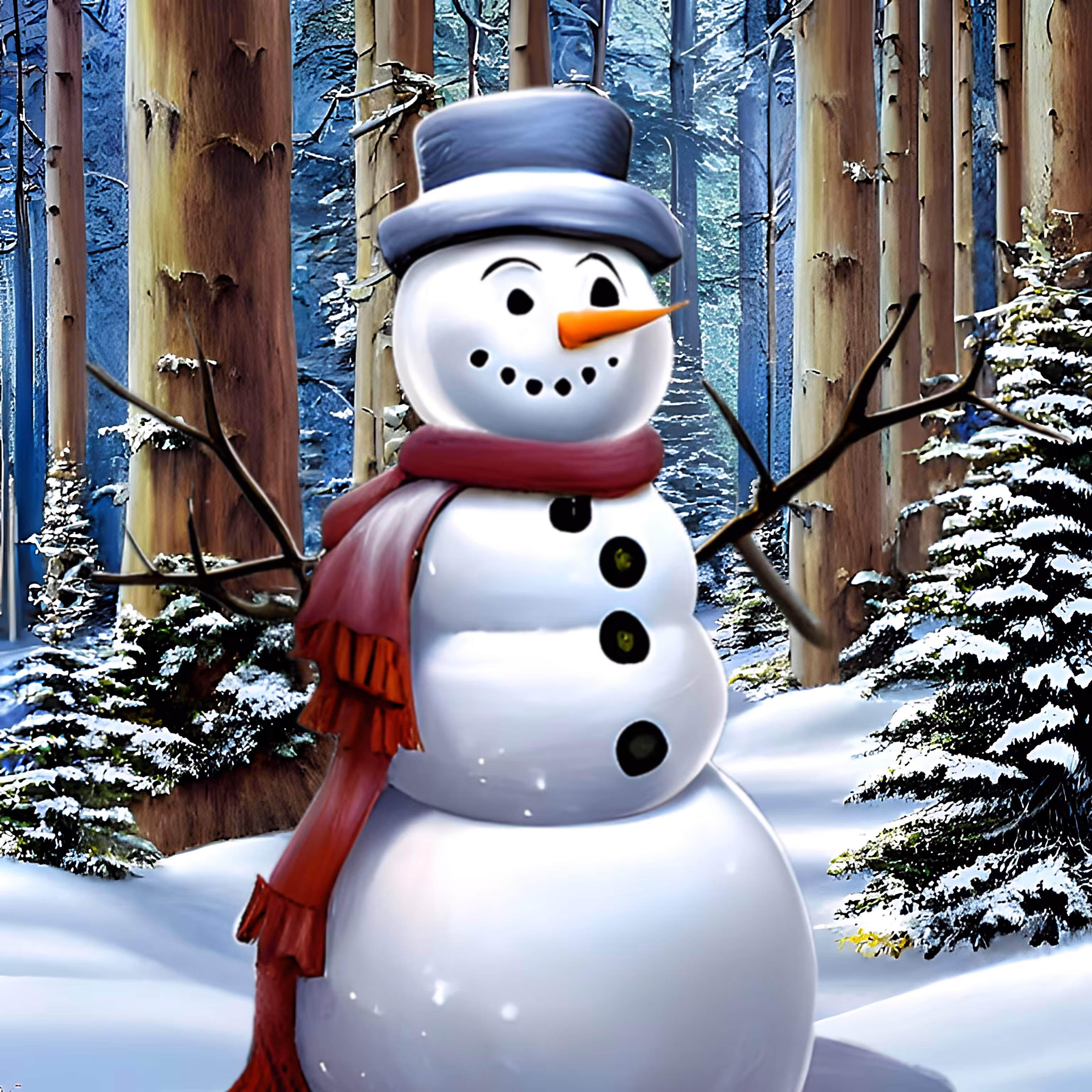 Spirited Snowman