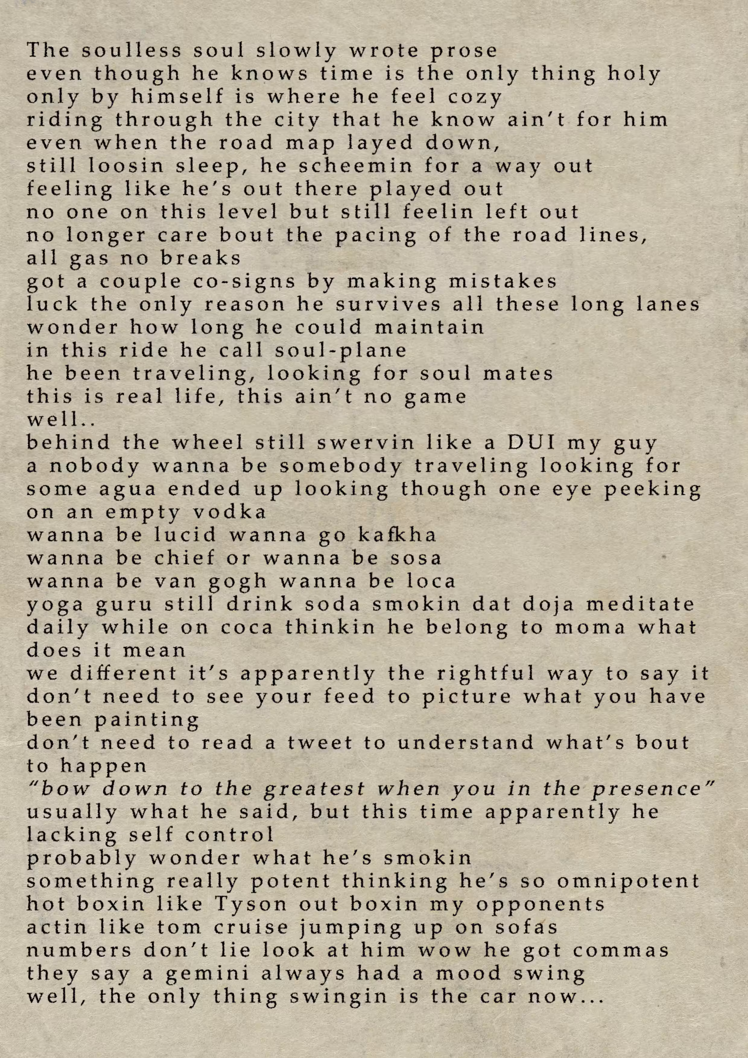 night drive freestyle lyrics