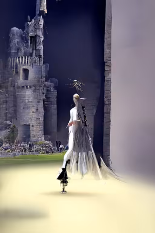 shapeshifter on a catwalk