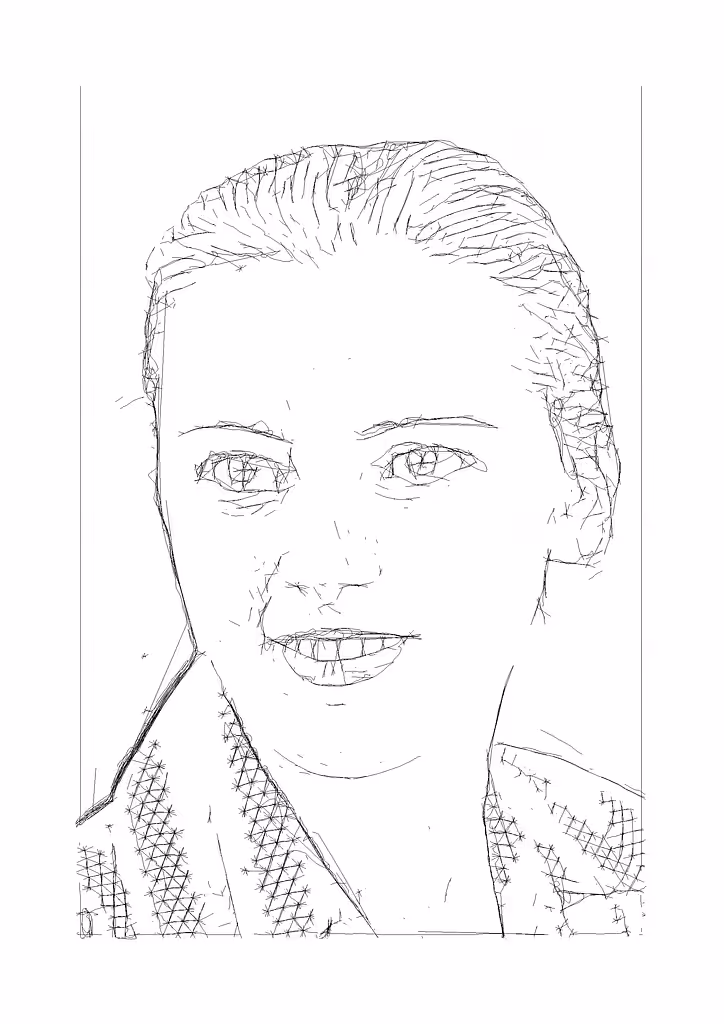 Portrait of a young woman