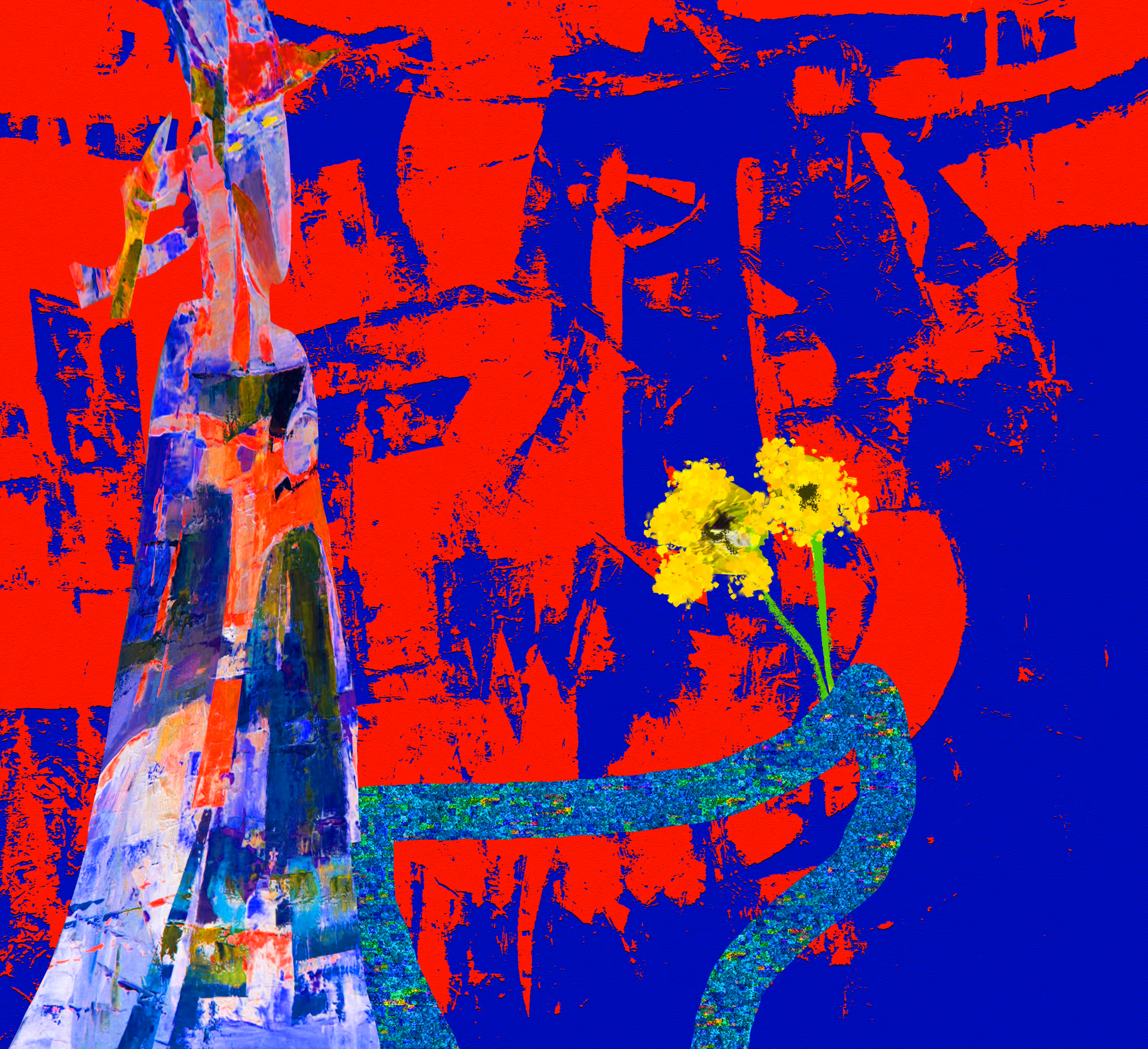 Spirit of Water Mountain and flowers