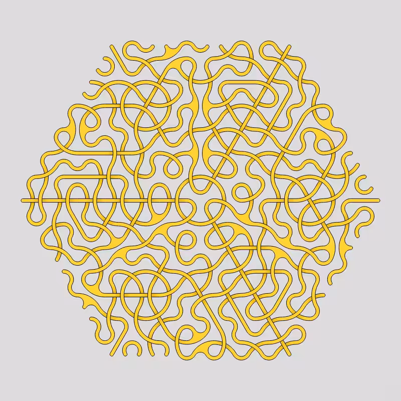 Truchet Threefold Symmetry #67