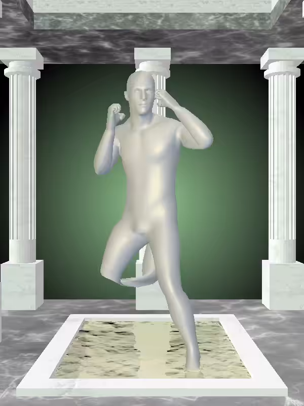HeavenComputer: The Punching Mossy Champagne Man #2189