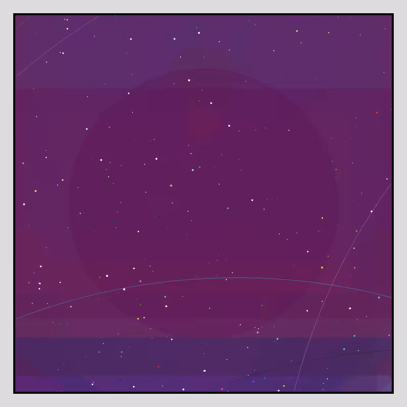 Color Field Starry B #216