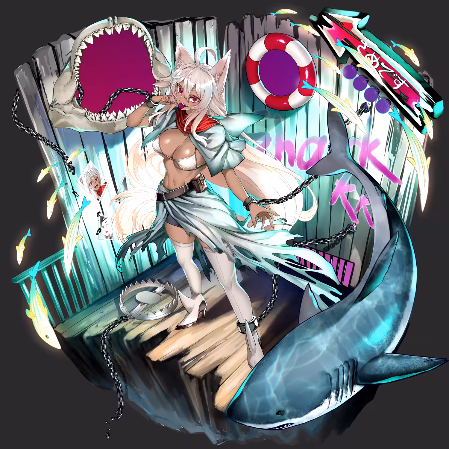 SharkGirl Chacha [Diorama01]