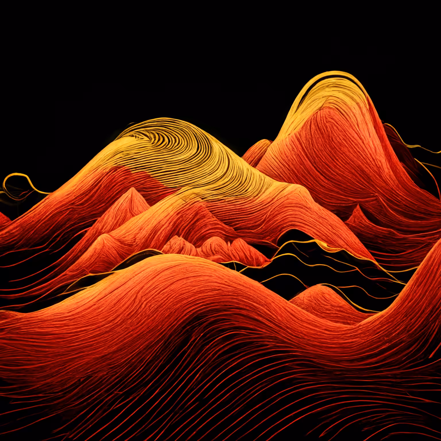 Translucent Hills by Tezos Art Collective - Drop #6