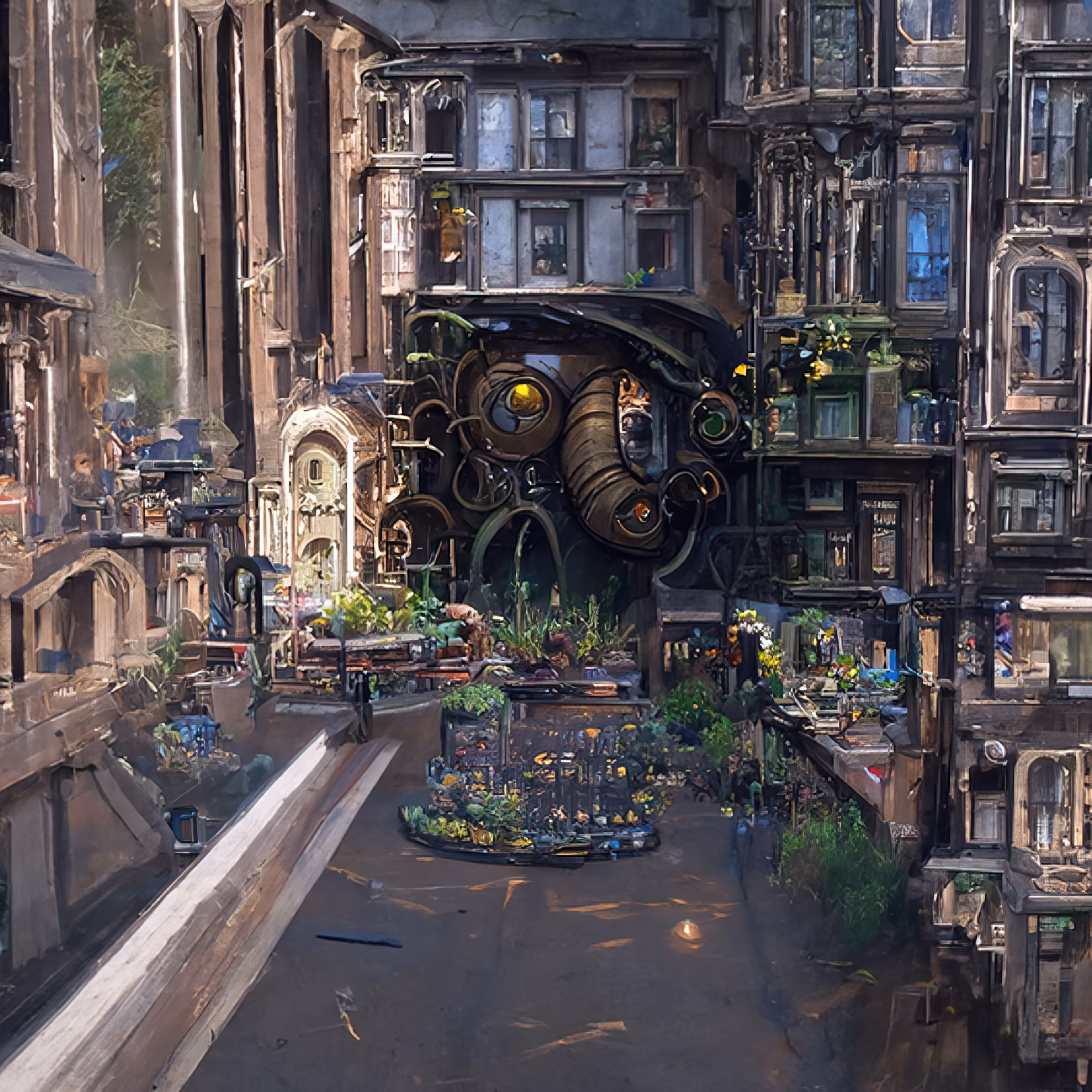 SteamPunk cityScape #024