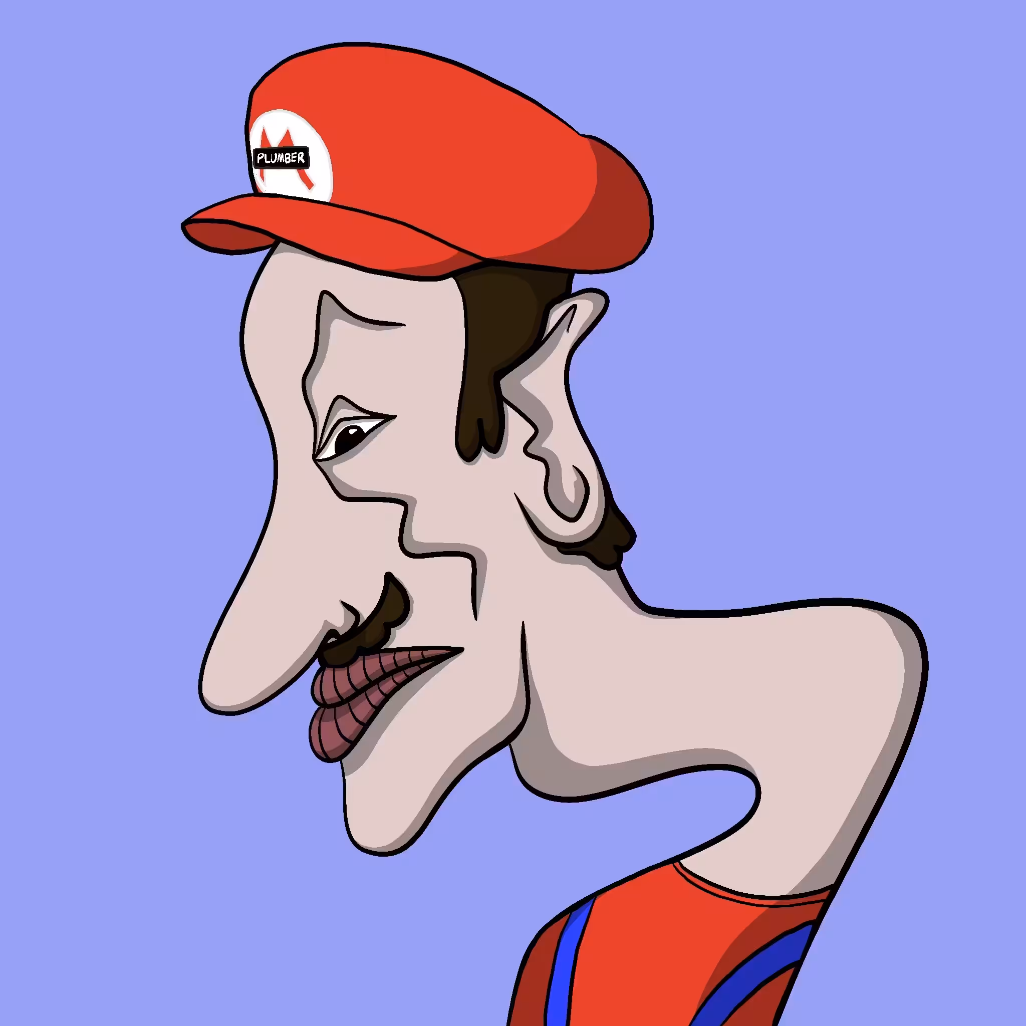 FAWKFACES: #49 Plumber  Face 