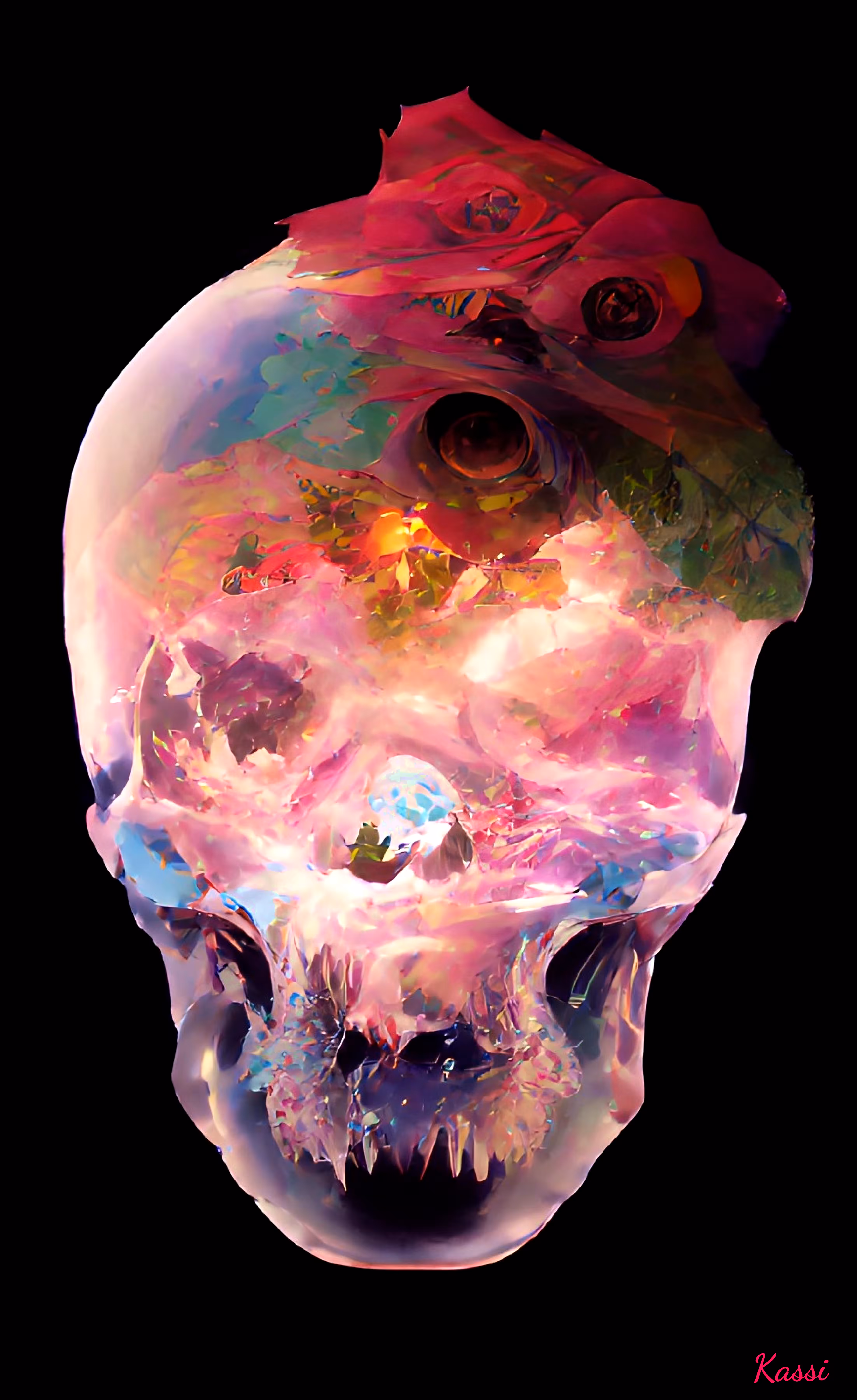 "Dreamy Skull" 💀🌹