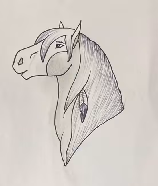 My beautiful horse:) 