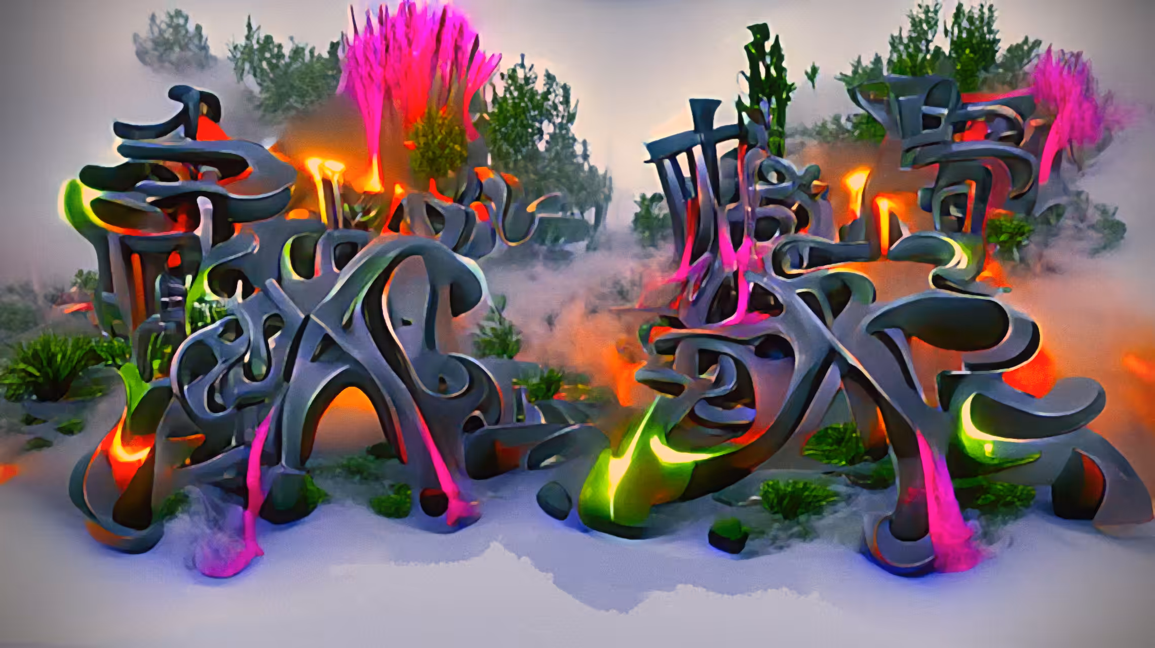 Letters going crazy 