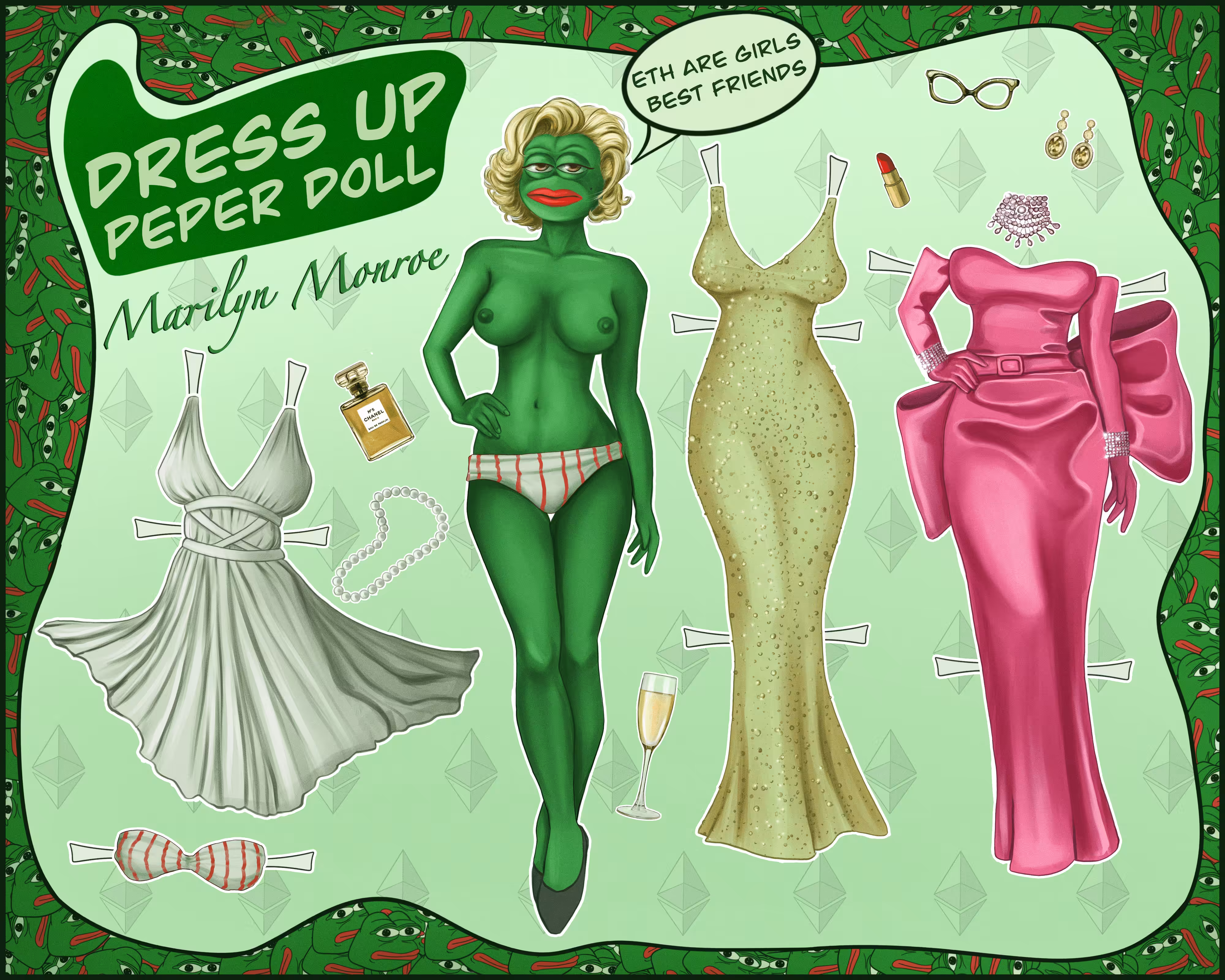 Marilyn Monroe Peper Doll