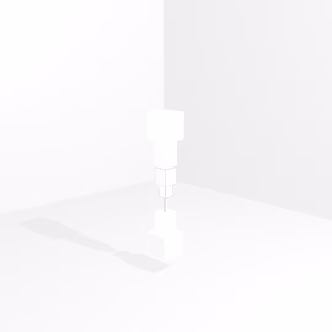 Cubes Blancs sur Fond Blanc #12