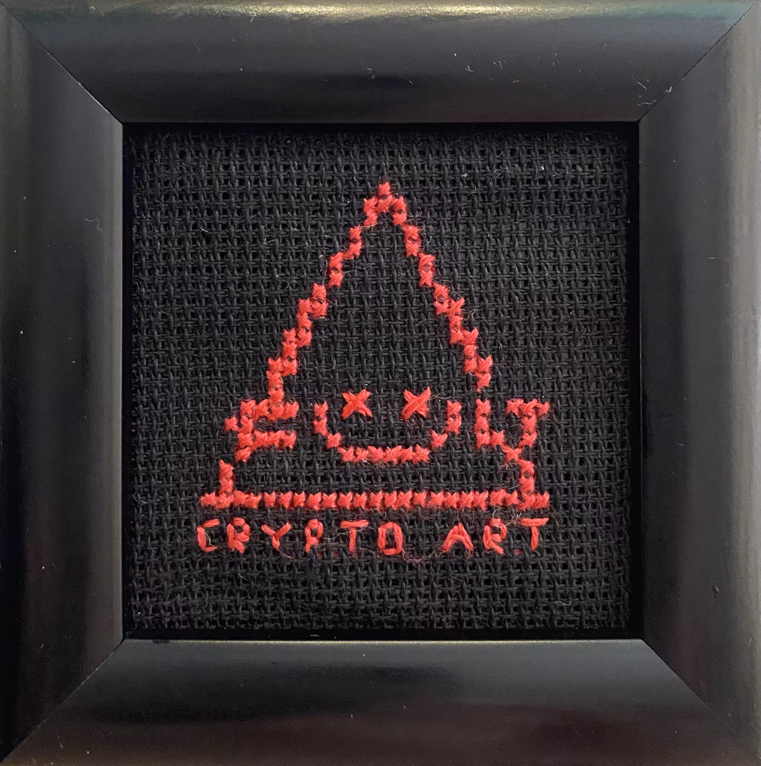 Embroidery-painting "CultCryptoArt"