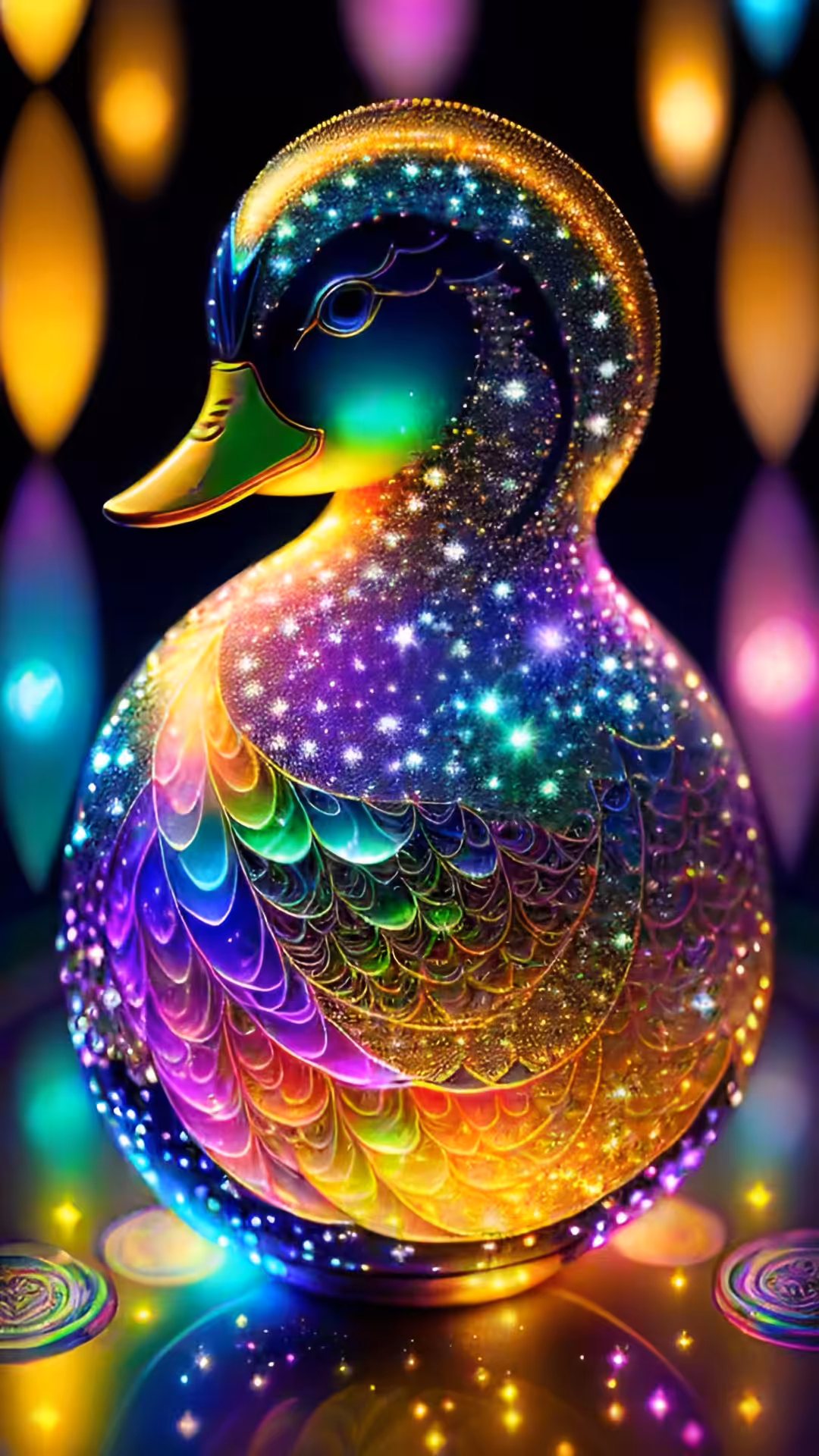 Quirly duck