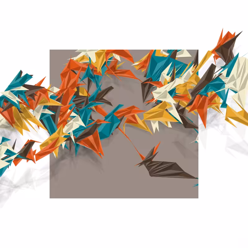 Paradise Birds Generative Series #132