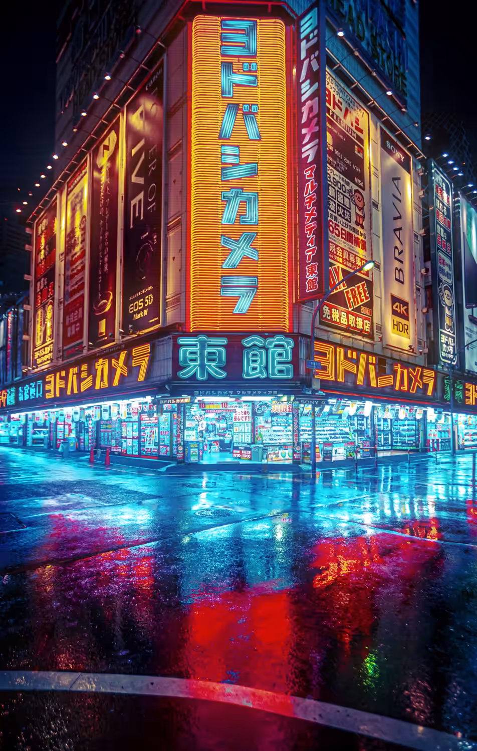 YODOBASHI NEON Sign