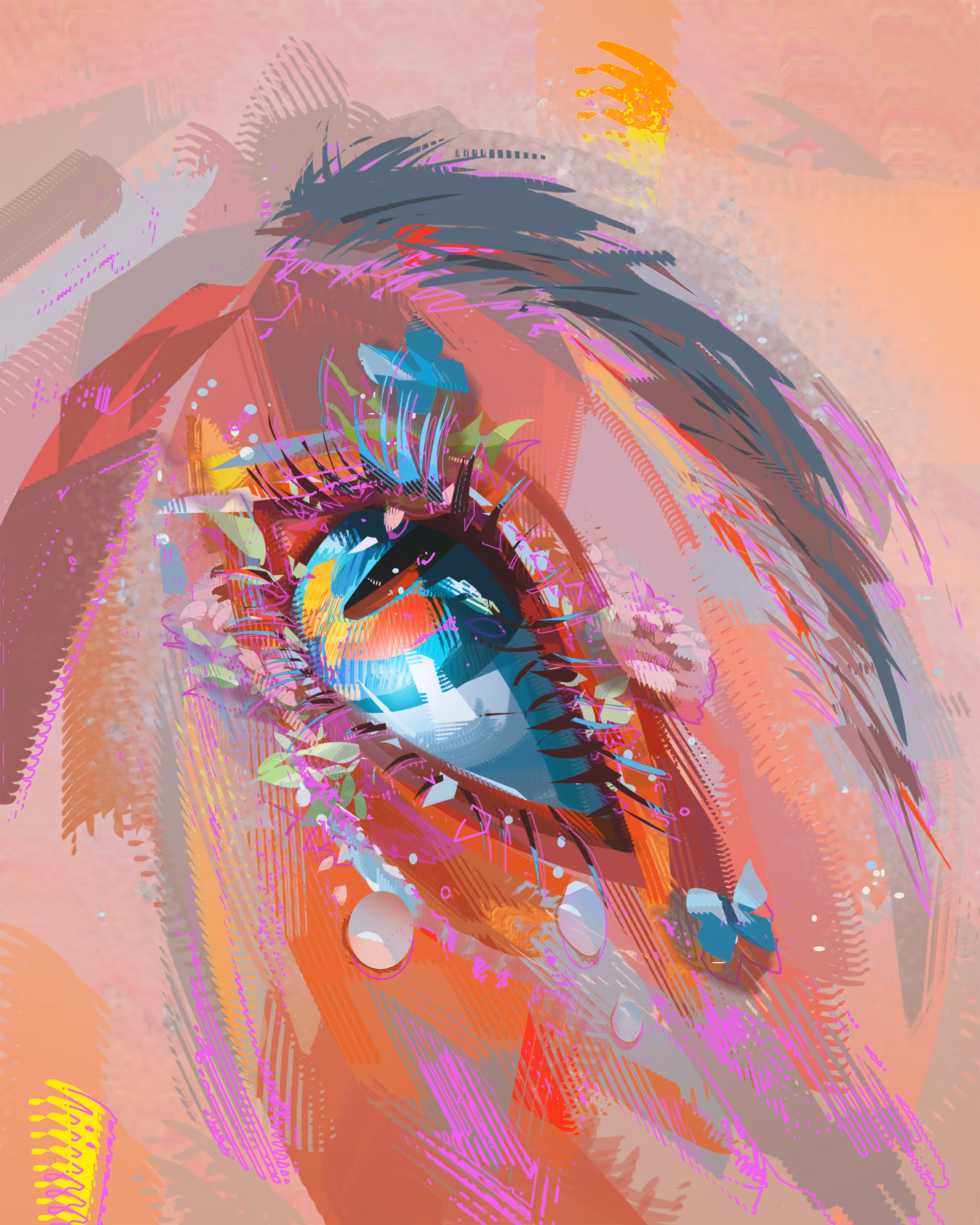 Gaze Series - Floral Tears
