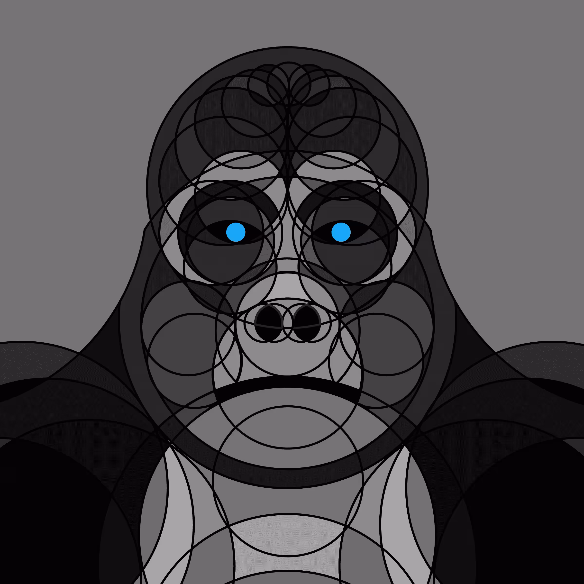 Animal Circle Illustration #009