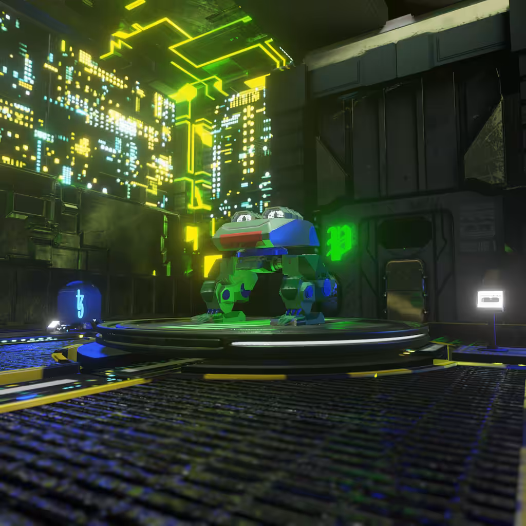 Mecha Pepe's: Mecha Pepe Labs:  Runner