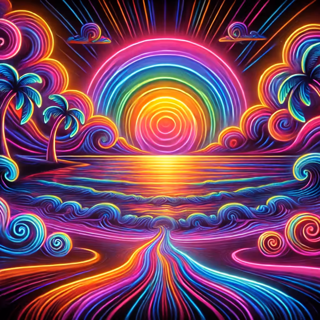 Neon Oracle: Neon Graffiti