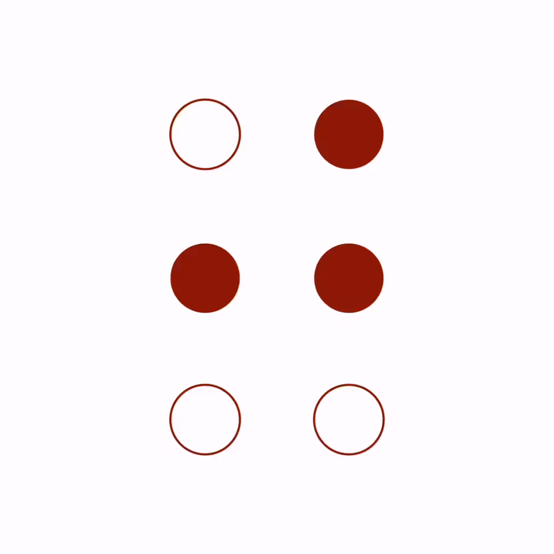 Braille Cell: 0