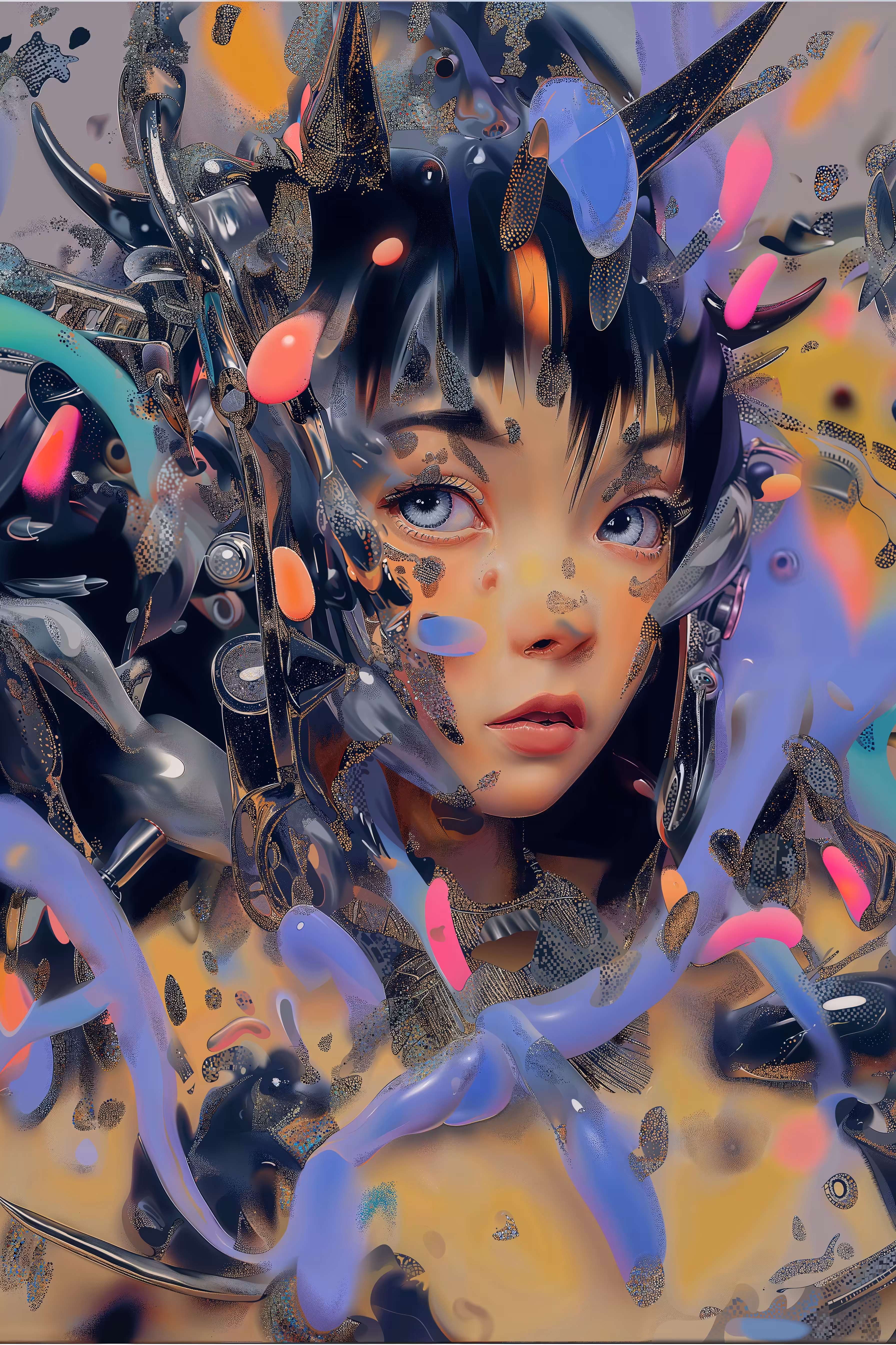 A Gaze Through Otherworldly Veils