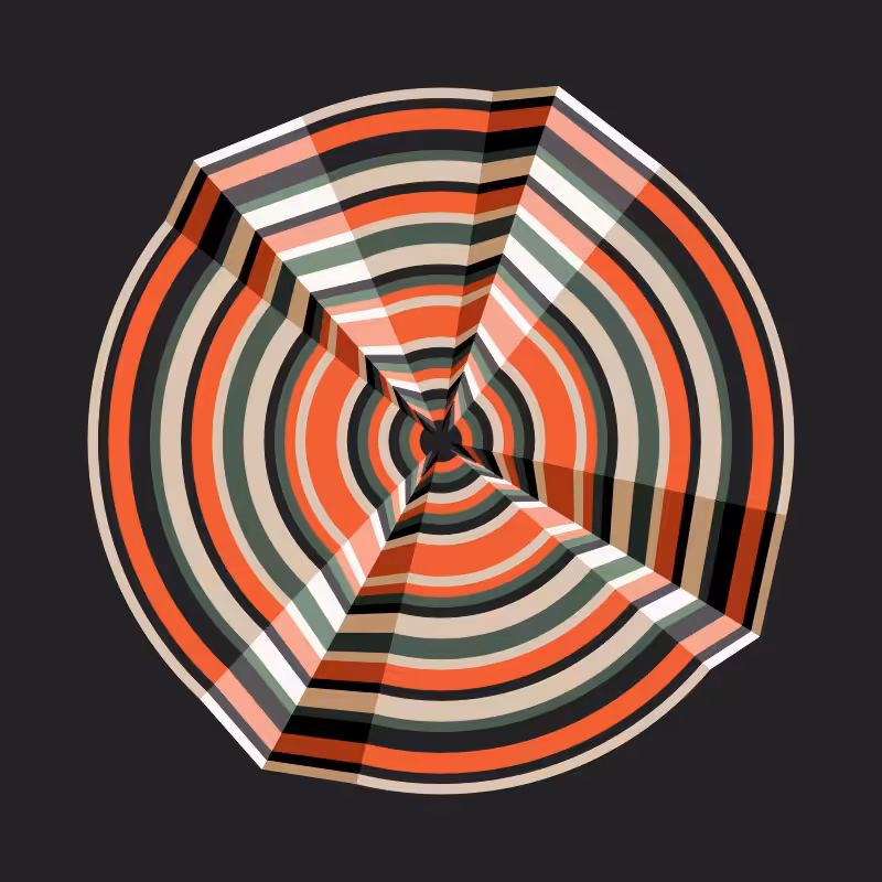 Folded Circle #86